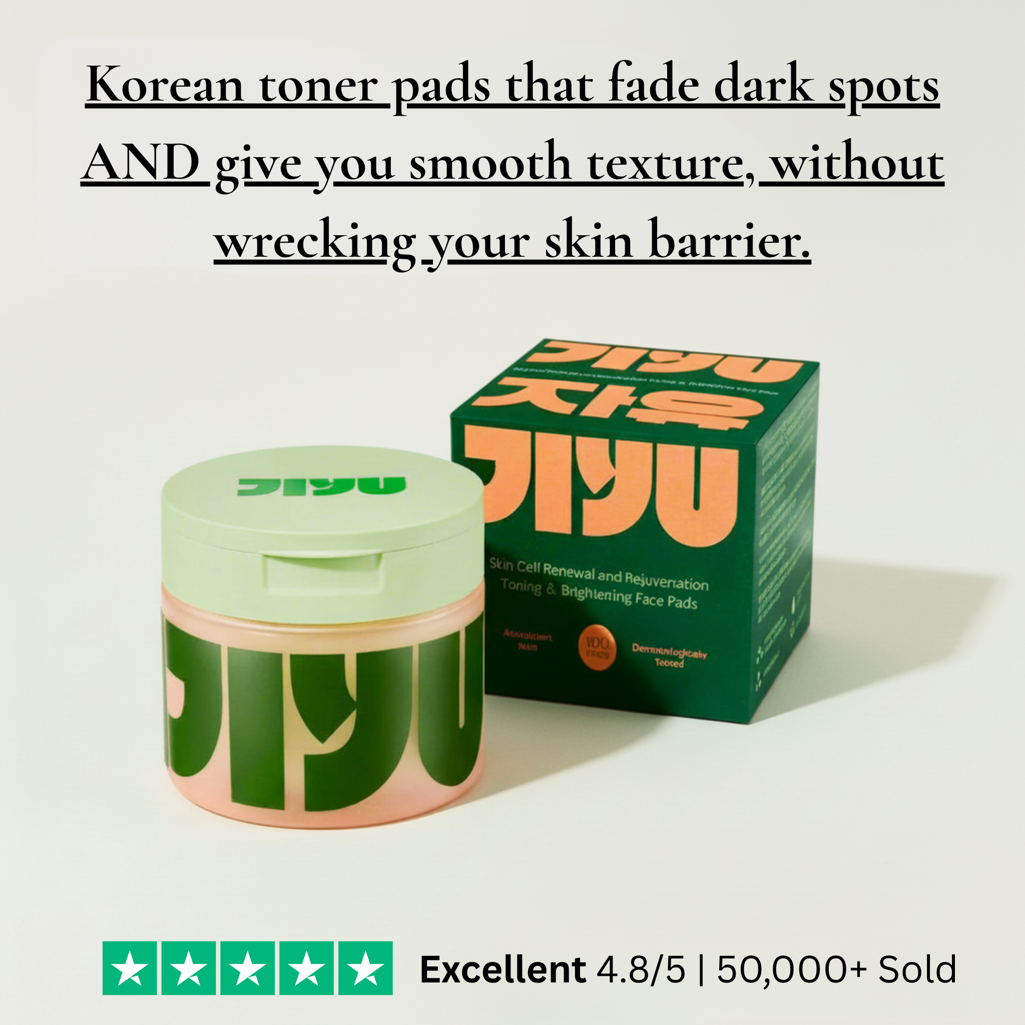 Korean Skincare Toner Pads